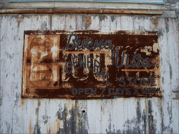 Outdoor old name plate