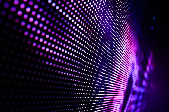 Blue and purple lights background